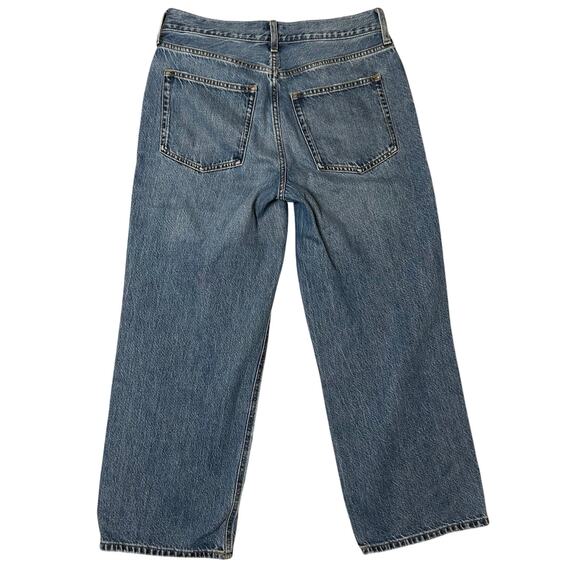 J. Crew factory women's 90's vintage baggy ankle high rise jeans size 30 - Picture 2 of 5